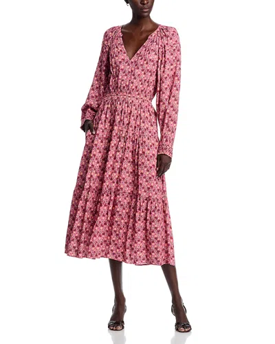 Area Stars Side Tie Dress In Pink