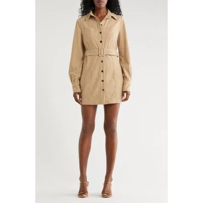 Area Stars Sosi Long Sleeve Shirtdress In Multi