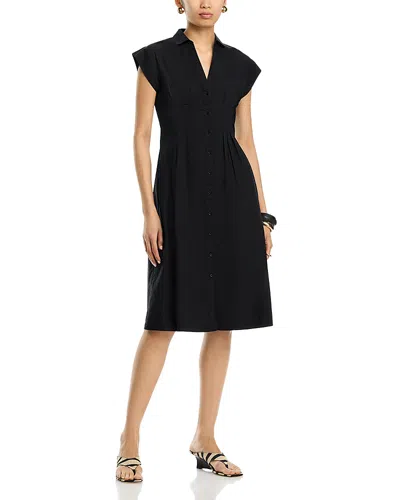 Area Stars Tia Button Front Dress In Black