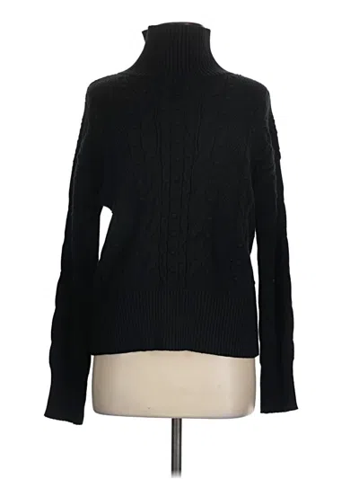 Area Stars Turtleneck Sweater In Black