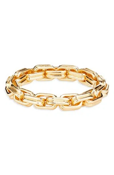 Area Stars Wide Link Stretch Bracelet