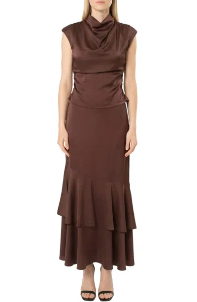 Area Stars Women's Avery Solid Top In Brown In Burgundy