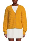 Area Stars Bria V-neck Sweater In Gold