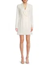 Area Stars Women's Crepe Long-sleeve Blazer Minidress