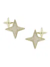 Area Stars Women's Crystal Bloom 14k Gold-dipped & Cubic Zirconia Star Stud Earrings
