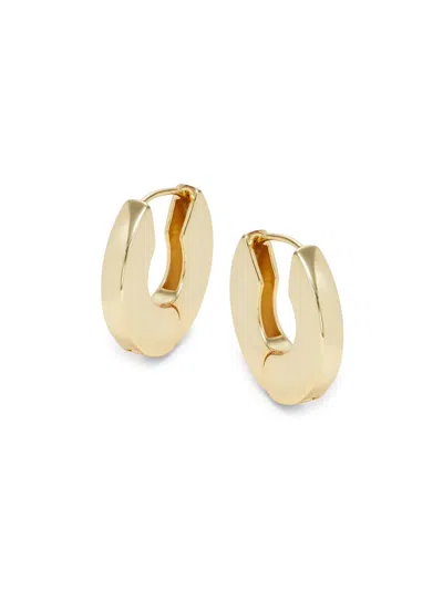 Area Stars Women's Crystal Bloom 14k Gold Dipped Earrings