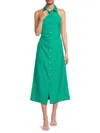 Area Stars Dreia Halter Shirtdress In Green