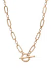 Area Stars Women's Goldtone Link Lock Chain Necklace/24" In Gold