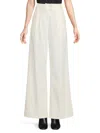 Area Stars Women's Jessi Pleated Wide Leg Pants In White