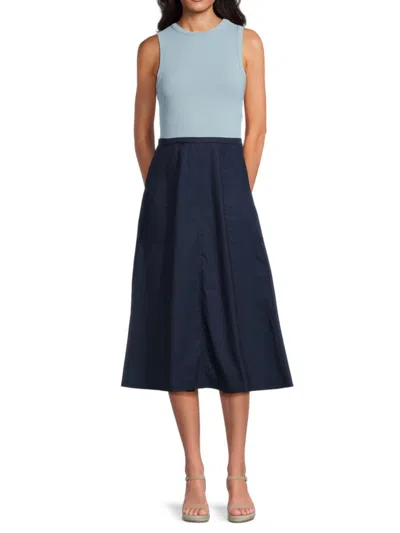 Area Stars Women's Kia Knit-top Full Skirt Midi-dress
