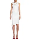 Area Stars Rose Satin Slipdress In White