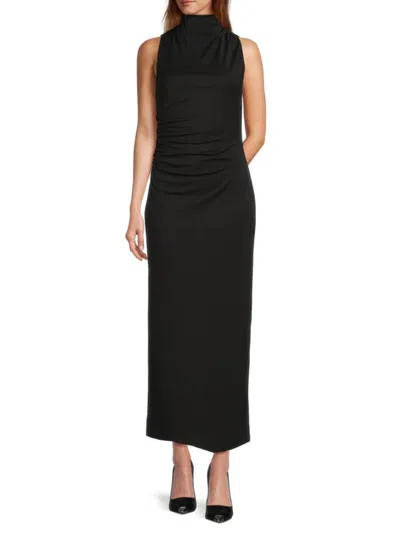 Area Stars Women's Ruched Jersey Maxi Dress In Black