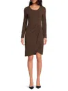 Area Stars Women's Wrenley Tulip-hem Minidress In Brown