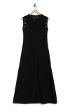Area Stars Yoki Sleeveless A-line Dress In Black