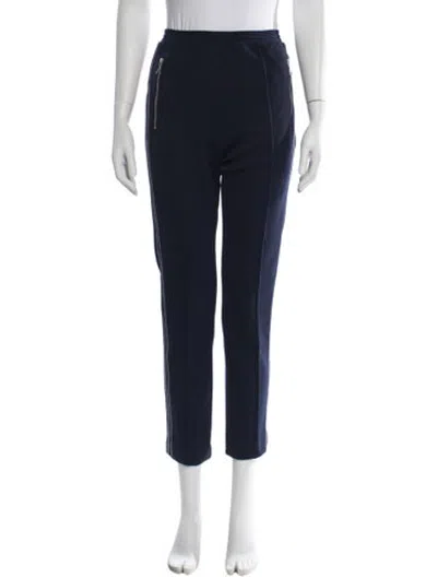 Pre-owned Area Straight Leg Pants In Blue