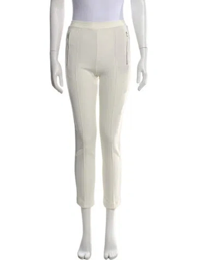 Pre-owned Area Straight Leg Pants In Neutral