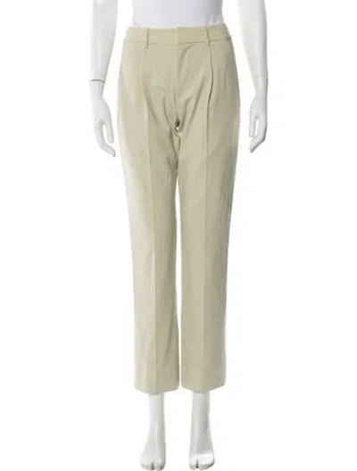 Pre-owned Area Straight Leg Pants W/ Tags In Green