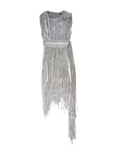 Pre-owned Area Striped Long Dress W/ Tags In Multi