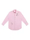 Area Striped Shirt In Pink