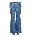 Area Sunray Wide-leg Jeans In Blue