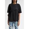 Area Taffeta Knot T-shirt In Multi