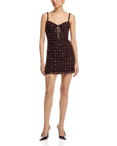 Area Tweed Lady Mini Dress In Multi