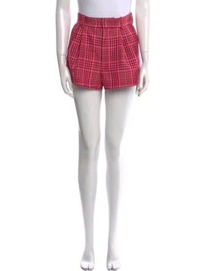 Pre-owned Area Virgin Wool Mini Shorts In Multi