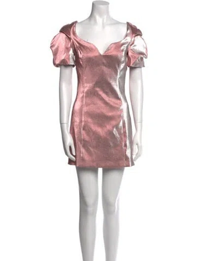 Pre-owned Area V-neck Long Dress