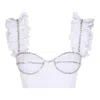 AREA AREA WHITE COTTON POX TOP