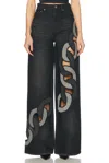 Area Wide Leg In Grey Multi