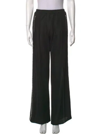 Pre-owned Area Wide Leg Pants In Black