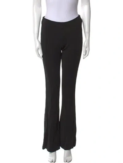 Pre-owned Area Wide Leg Pants In Black