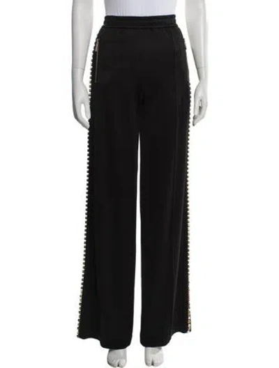 Pre-owned Area Wide Leg Pants In Black