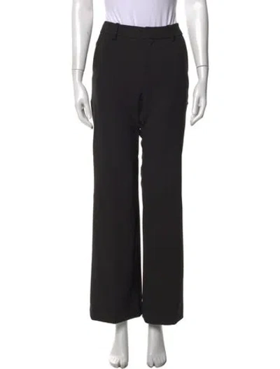 Pre-owned Area Wide Leg Pants In Black