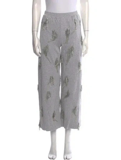 Pre-owned Area Wide Leg Pants In Gray