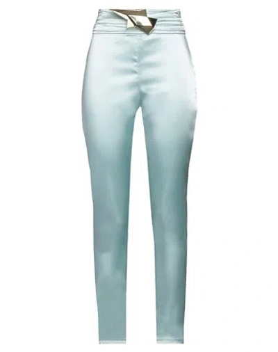 Area Woman Leggings Sky Blue Size 4 Acetate, Nylon, Elastane