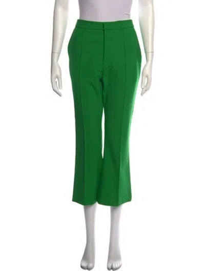 Pre-owned Area Wool Flared Pants In Green