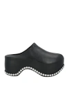 Area X Sergio Rossi Woman Mules & Clogs Black Size 11 Leather