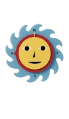 Areaware Everybody Clock 시계 In Multi