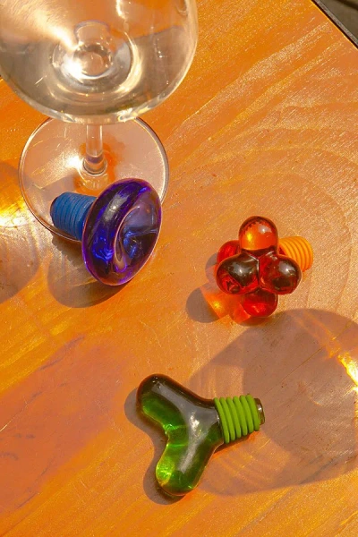 Areaware Hobknob Bottle Stoppers Set At Urban Outfitters In Multi