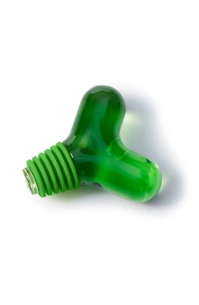 Areaware Hobnob Glass Bottle Stopper In Green