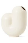 Areaware Kirby Ceramic Vase In White