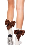 Arebesk Anna Bow Grip Socks