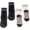 Arebesk Classic Assorted 2-pack Grip Crew Socks In Multi