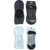 Arebesk Phish Net Assorted 2-pack No-slip Socks In Charcoal/light Blue