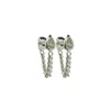 Areia Jewellery Women's Silver / White Aura Earrings Silver In Multi