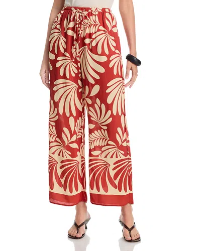 A.ren A. Ren Acacia Drawstring Pants In Red