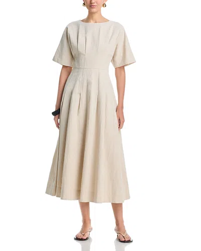 A.ren A. Ren Coralia Midi Dress In Neutral