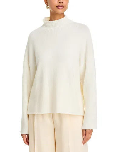 A.ren A. Ren Linden Oversized Mock Neck Sweater In Neutral