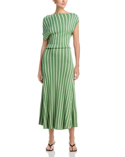 A.ren A. Ren Remy Knit Maxi Dress In Green